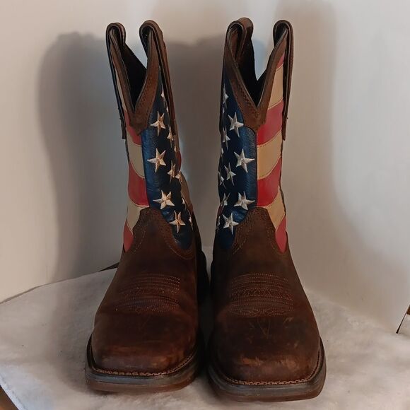 Durango Rebel Patriotic Flag Men's Western Boots - Picture 2 of 6